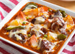 Cheesy Baked Beef Caldereta